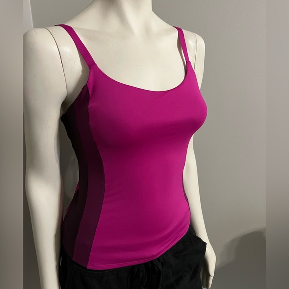 Athleta Coastline Bra Cup UPF Quick Dry Pink Adjustable Strap NWT Tankini - Picture 3 of 8